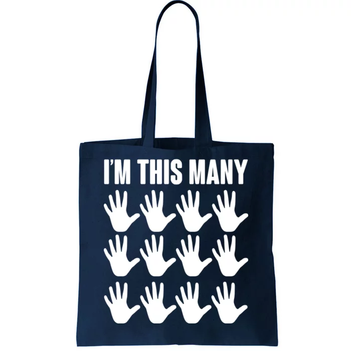 I'm This Many 60th Birthday Tote Bag