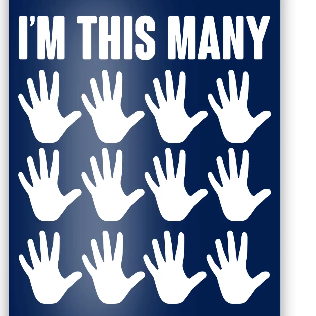 I'm This Many 60th Birthday Poster