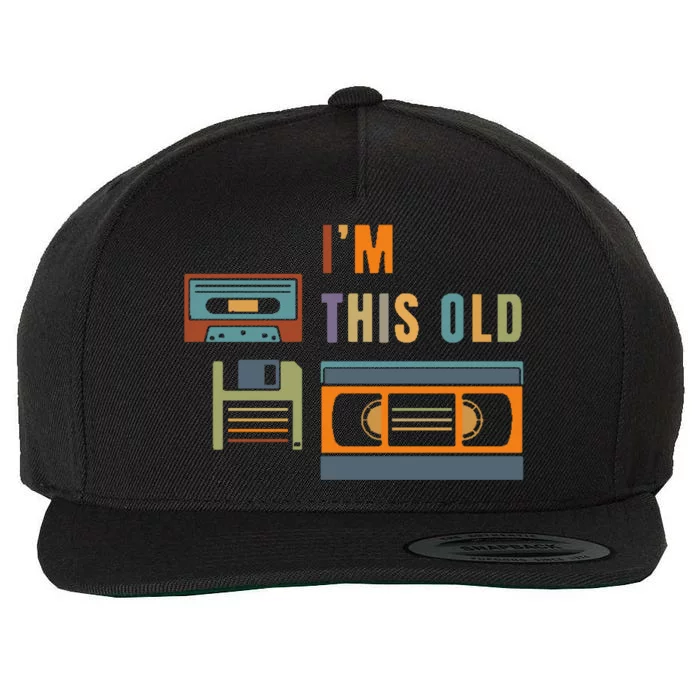 I'm This Old Retro Throwback Birthday Wool Snapback Cap