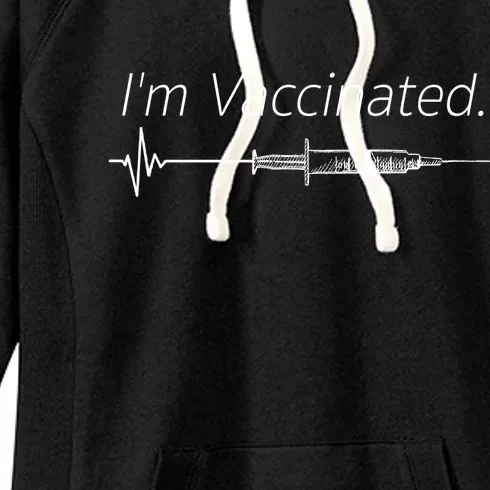 I'm Vaccinated Shot Women's Fleece Hoodie