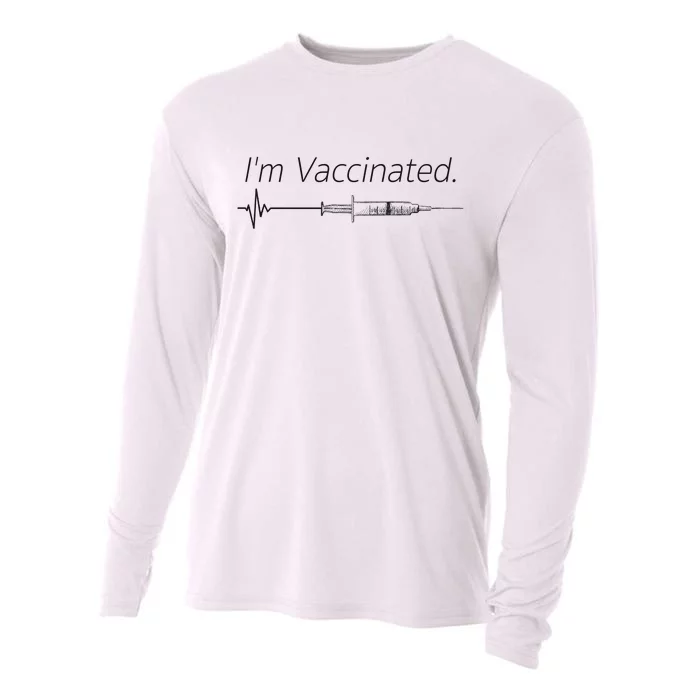 I'm Vaccinated Shot Cooling Performance Long Sleeve Crew