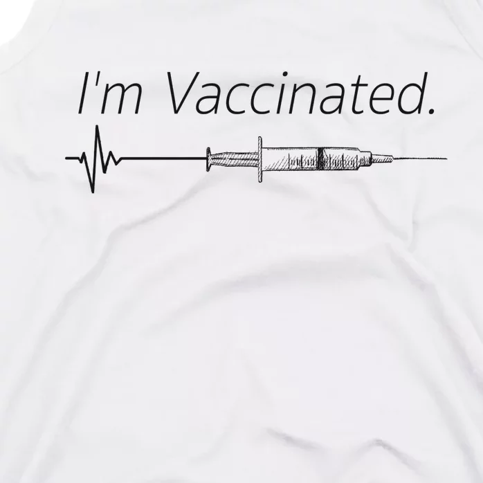 I'm Vaccinated Shot Tank Top