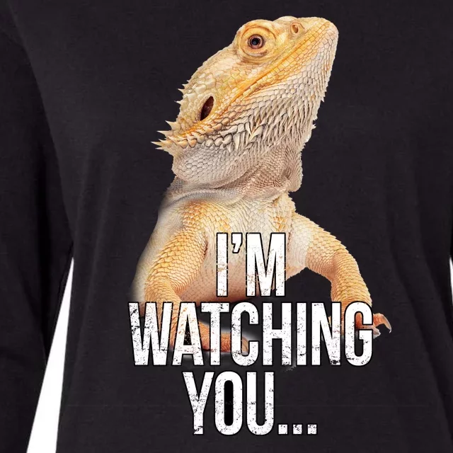 I'm watching you... Womens Cotton Relaxed Long Sleeve T-Shirt