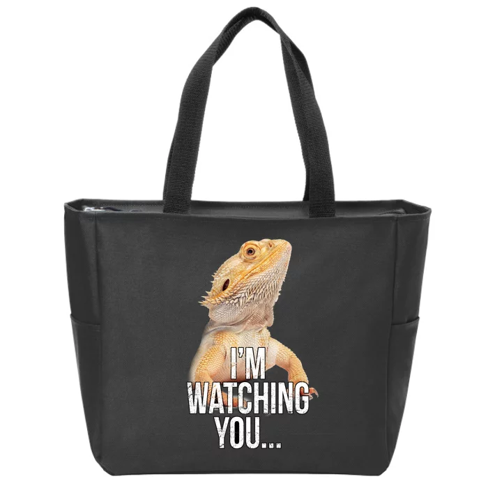 I'm watching you... Zip Tote Bag