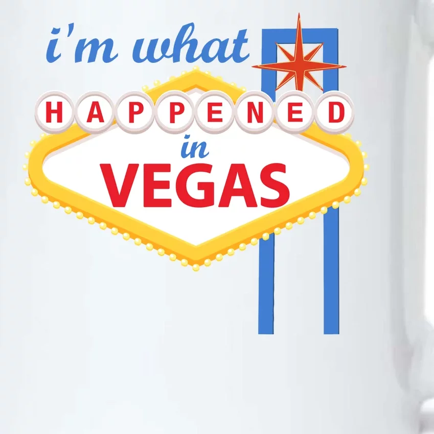 I'm what Happened in Vegas Black Color Changing Mug