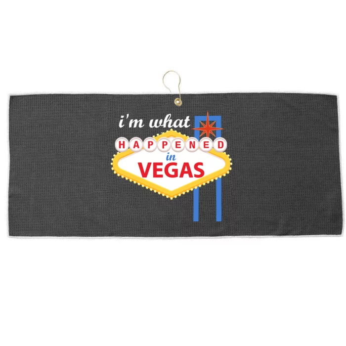 I'm what Happened in Vegas Large Microfiber Waffle Golf Towel