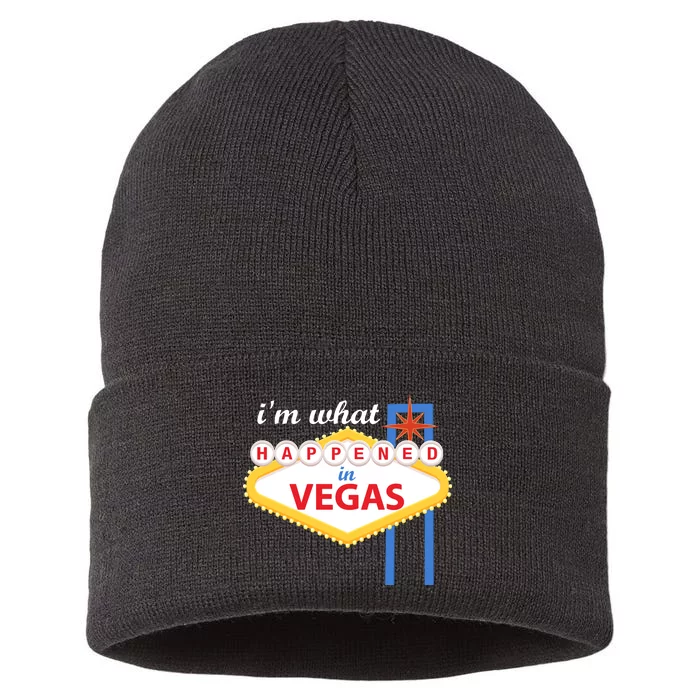 I'm what Happened in Vegas Sustainable Knit Beanie