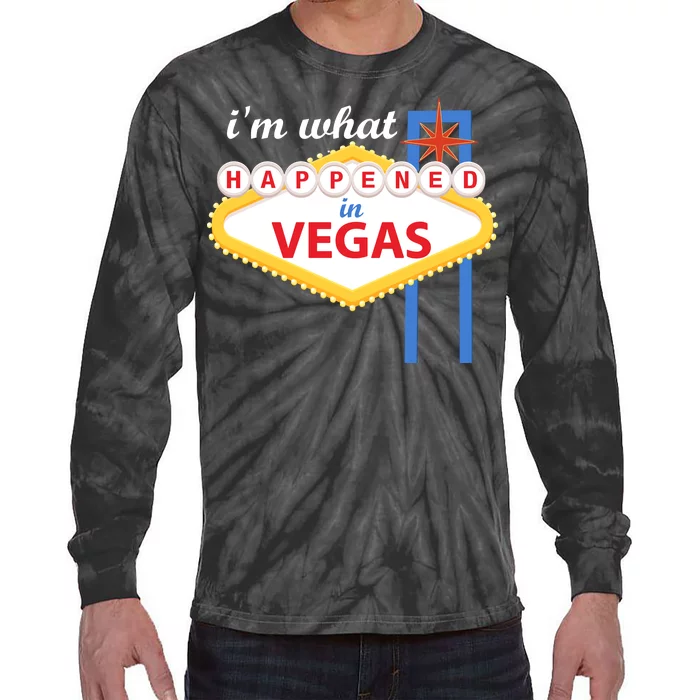 I'm what Happened in Vegas Tie-Dye Long Sleeve Shirt