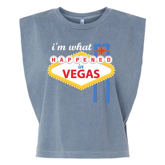 I'm what Happened in Vegas Garment-Dyed Women's Muscle Tee