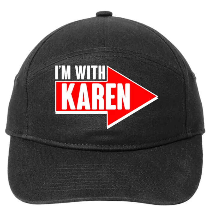 I'm With Karen 7-Panel Snapback Hat