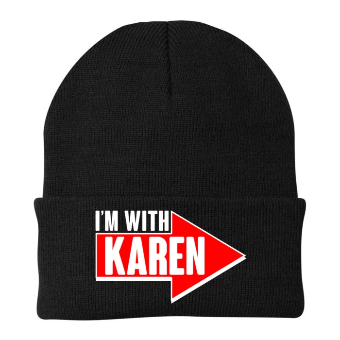 I'm With Karen Knit Cap Winter Beanie