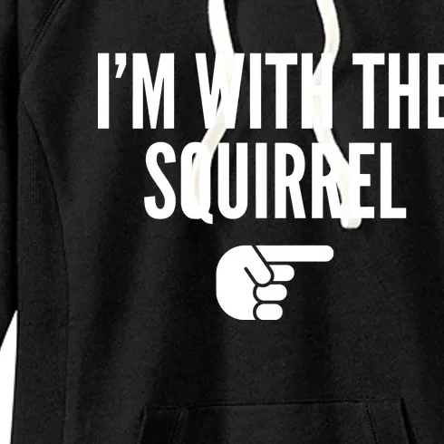 I'm With The Squirrel Costume Women's Fleece Hoodie