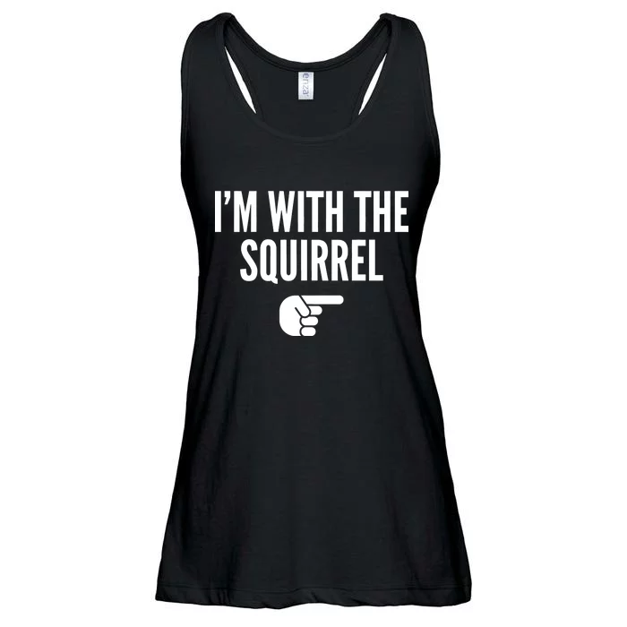 I'm With The Squirrel Costume Ladies Essential Flowy Tank