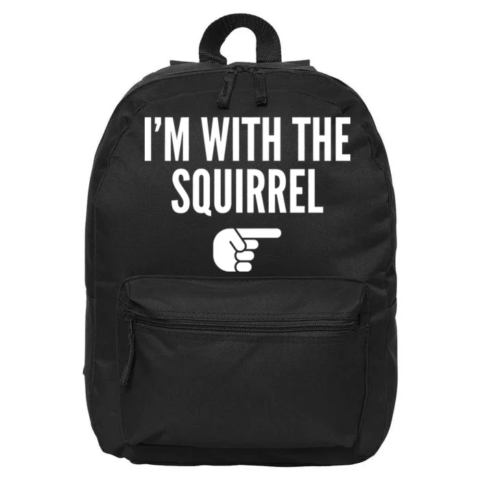 I'm With The Squirrel Costume 16 in Basic Backpack