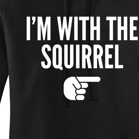 I'm With The Squirrel Costume Women's Pullover Hoodie