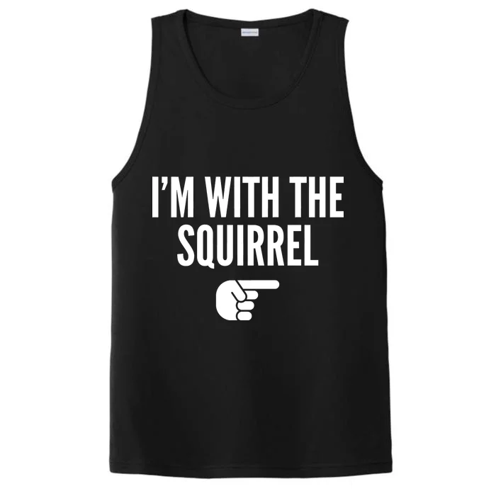 I'm With The Squirrel Costume Performance Tank