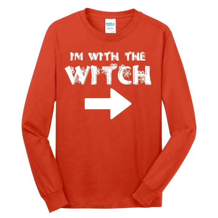 I'm With The Witch Tall Long Sleeve T-Shirt