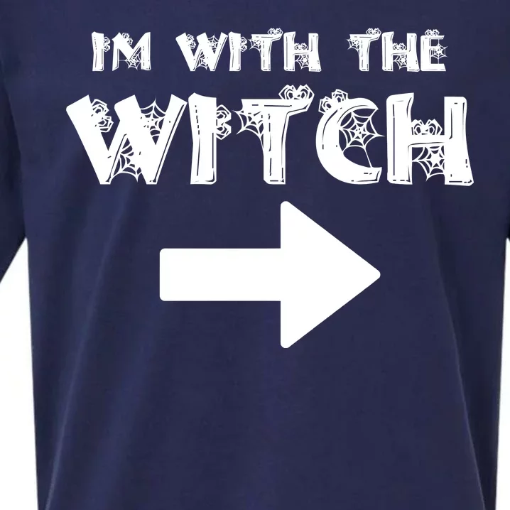 I'm With The Witch Sueded Cloud Jersey T-Shirt