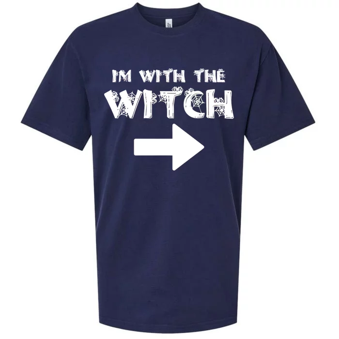 I'm With The Witch Sueded Cloud Jersey T-Shirt