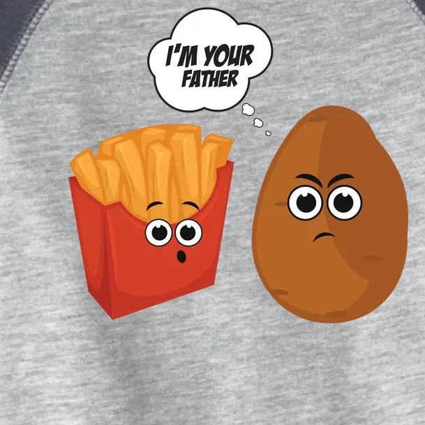 I'm Your Father Potato And Fries Toddler Fine Jersey T-Shirt