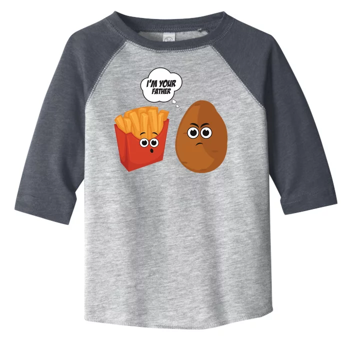 I'm Your Father Potato And Fries Toddler Fine Jersey T-Shirt