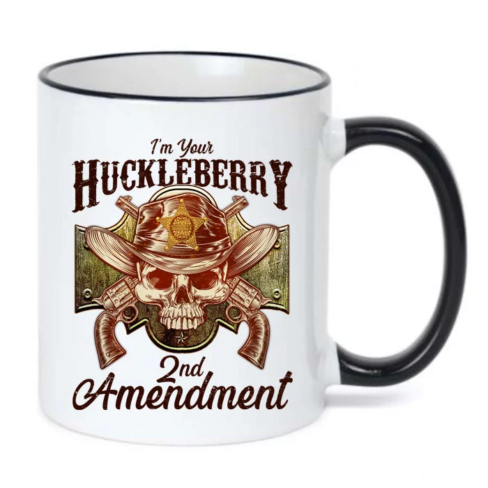 I'm Your Huckleberry 2nd Amendment Black Color Changing Mug