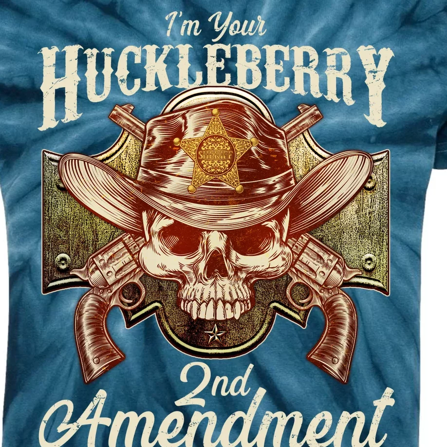 I'm Your Huckleberry 2nd Amendment Kids Tie-Dye T-Shirt