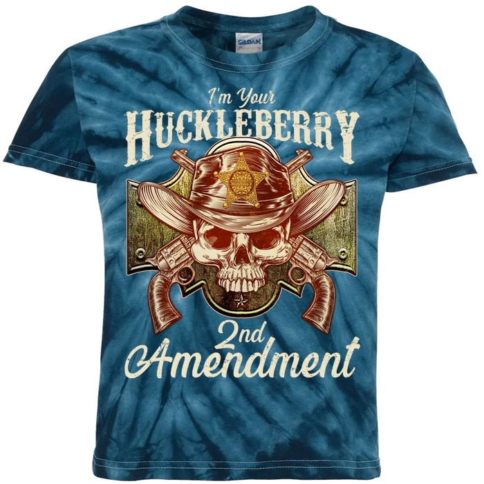 I'm Your Huckleberry 2nd Amendment Kids Tie-Dye T-Shirt