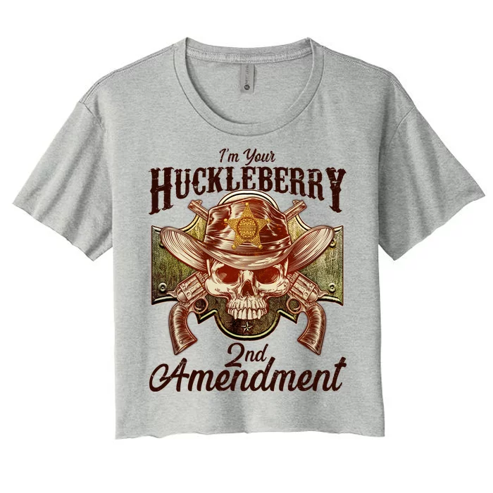 I'm Your Huckleberry 2nd Amendment Women's Crop Top Tee