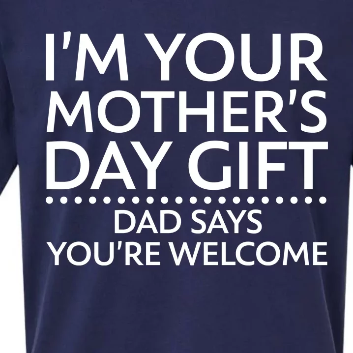 I'm Your Mother's Day Gift Dad Said Your Welcome Sueded Cloud Jersey T-Shirt