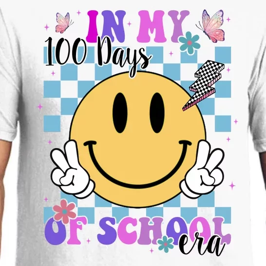 In My 100 Days Of School Era Retro Groovy Smile Pajama Set