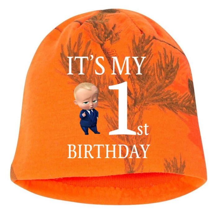 It's My 1st Birthday Kati - Camo Knit Beanie