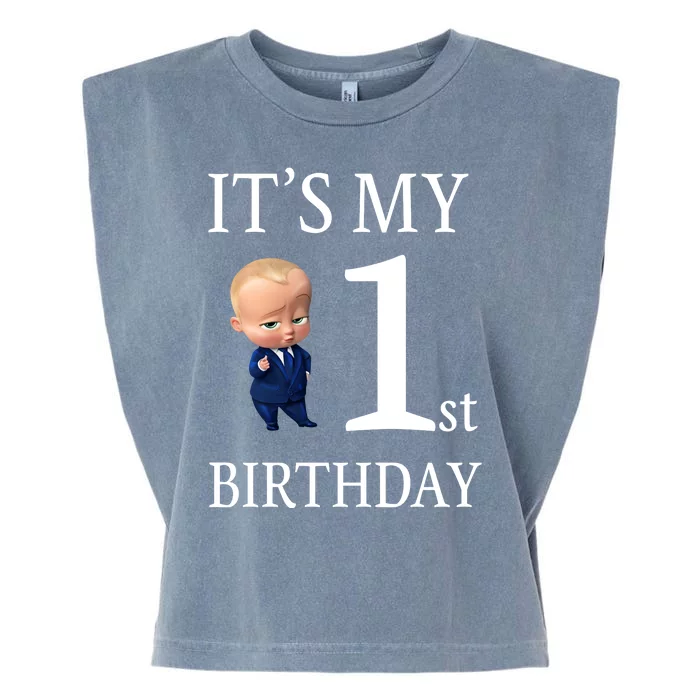 It's My 1st Birthday Garment-Dyed Women's Muscle Tee