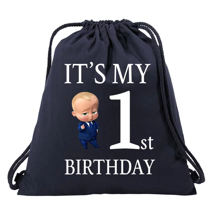 It's My 1st Birthday Drawstring Bag