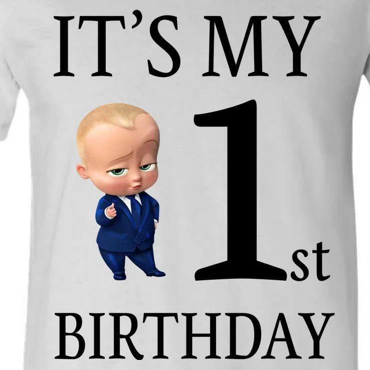 It's My 1st Birthday V-Neck T-Shirt