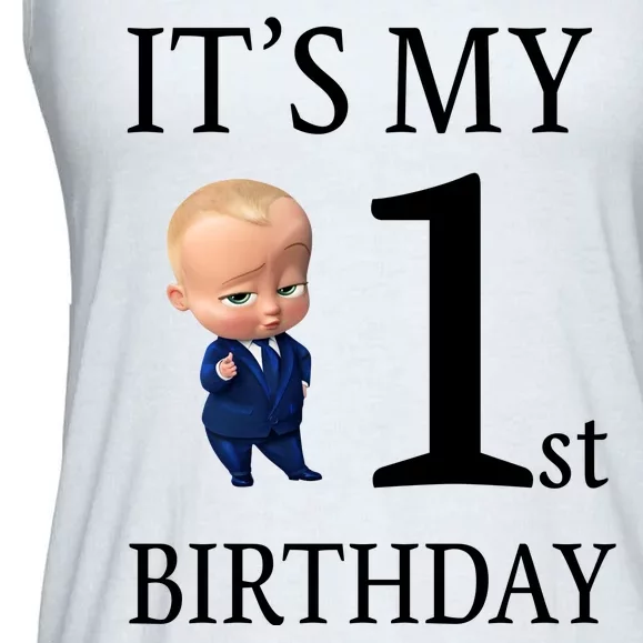 It's My 1st Birthday Ladies Essential Flowy Tank