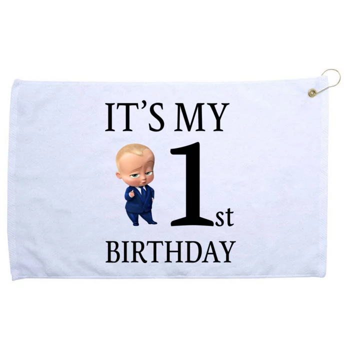 It's My 1st Birthday Grommeted Golf Towel