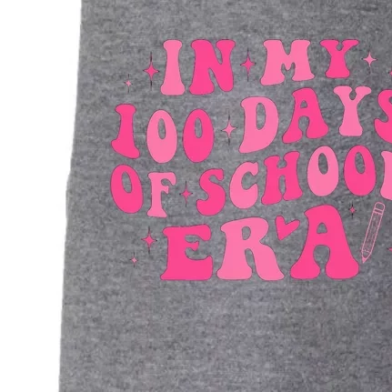 In My 100 Days Of School Era Teacher 100 Days Of School Doggie 3-End Fleece Hoodie