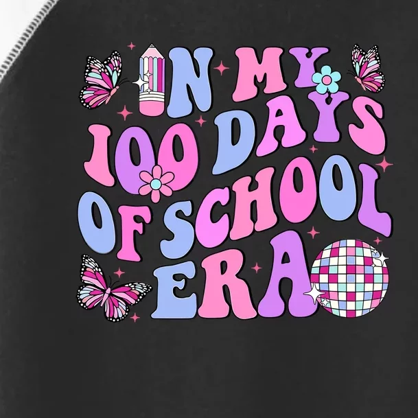 In My 100 Days Of School Era Retro Disco 100th Day Of School Toddler Fine Jersey T-Shirt