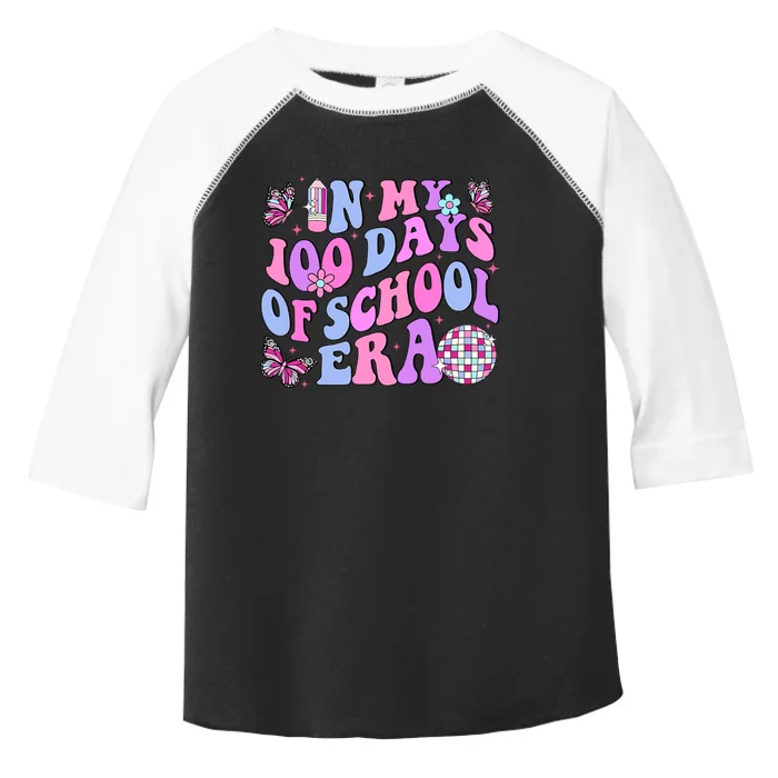 In My 100 Days Of School Era Retro Disco 100th Day Of School Toddler Fine Jersey T-Shirt