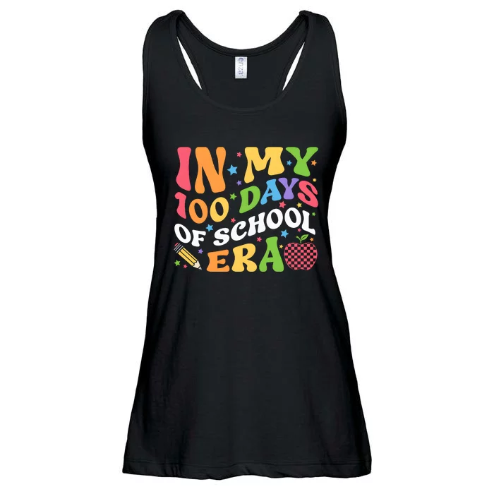 In My 100 Days Of School Era Back To School Ladies Essential Flowy Tank