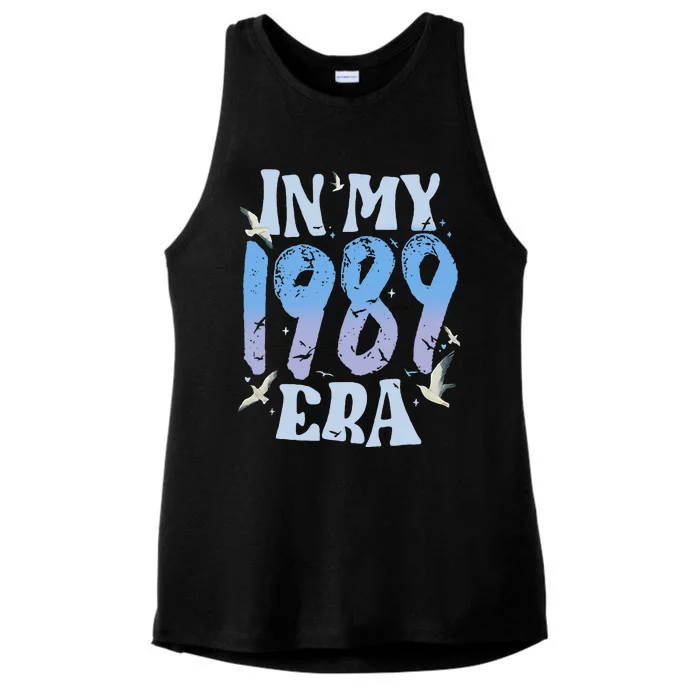 In My 1989 Era35 Year Old 35th Birthday Ladies Tri-Blend Wicking Tank