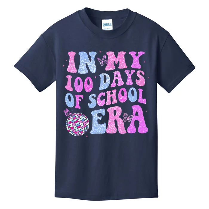 In My 100 Days Of School Era Retro Disco 100th Day Of School Kids T-Shirt