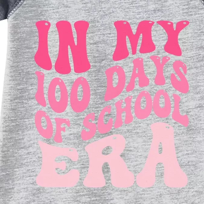 In My 100 Days Of School Era Teacher 100 Days Of School Infant Baby Jersey Bodysuit