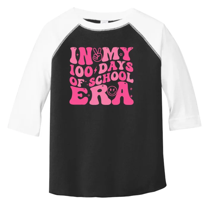 In My 100 Days Of School Era Teacher 100 Days Of School Toddler Fine Jersey T-Shirt