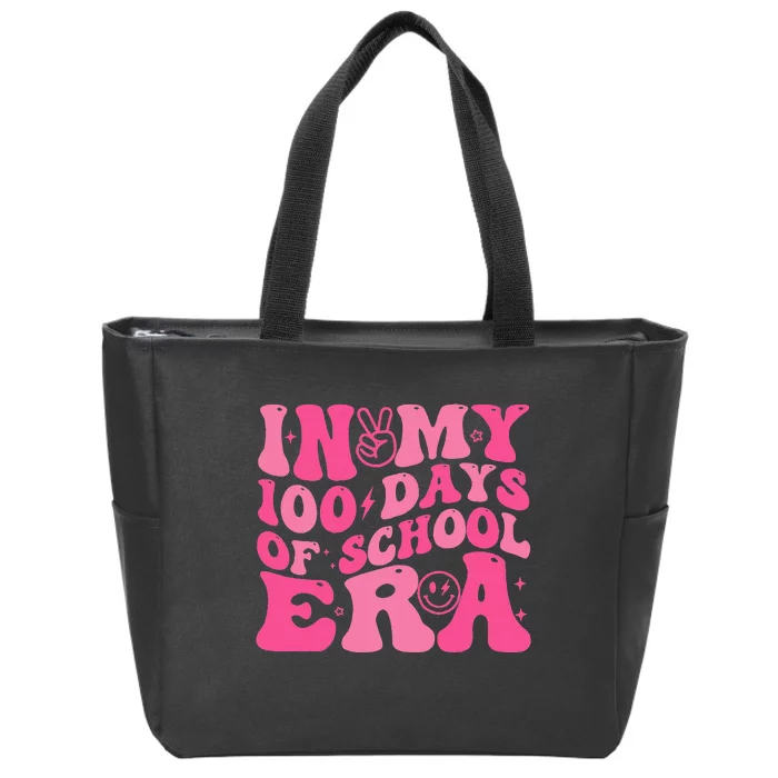 In My 100 Days Of School Era Teacher 100 Days Of School Zip Tote Bag