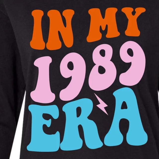 In My 1989 Era Groovy Retro Womens Cotton Relaxed Long Sleeve T-Shirt