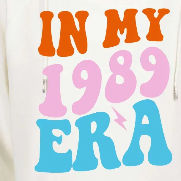 In My 1989 Era Groovy Retro Womens Funnel Neck Pullover Hood