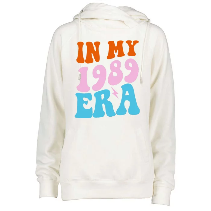 In My 1989 Era Groovy Retro Womens Funnel Neck Pullover Hood