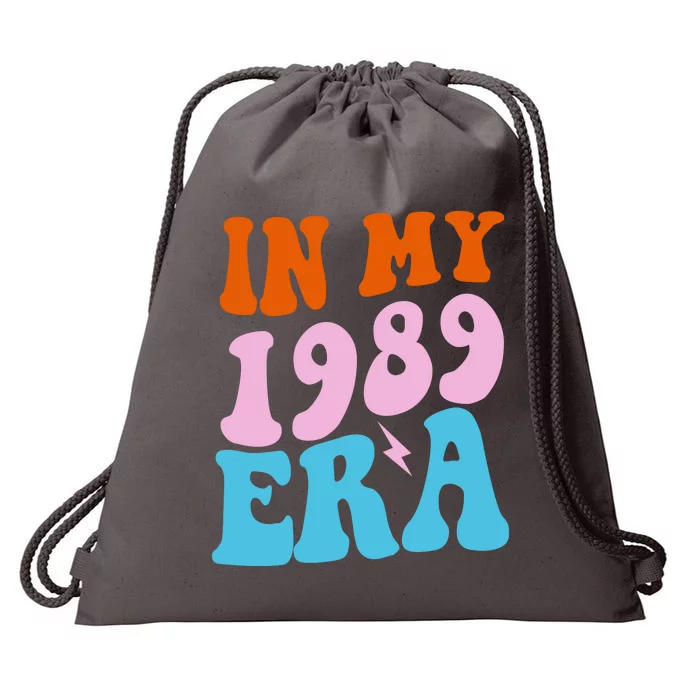 In My 1989 Era Groovy Retro Drawstring Bag